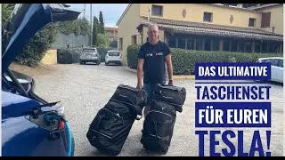 DAS ultimative Taschen Set f&uuml;r euren Tesla Model S 3 X Y von KJUST -  IDEAL f&uuml;r die Urlaubsreise
