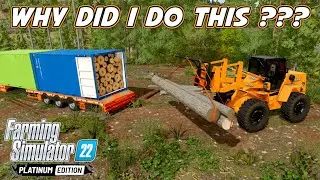I'm Never Cutting 6 Meter Logs Again | Farming Simulator 22