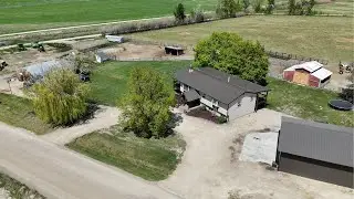 Single-Clip Aerial Video of 878 South Sunset Bench Road | Stevensville, Montana