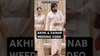Akhil Akkineni & Zainab Ravdjee Wedding Video 😍