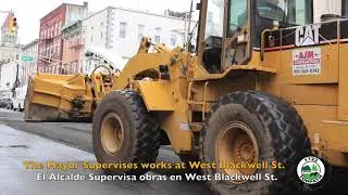 The Mayor Supervises works at West Blackwell St.- Dover, Nj