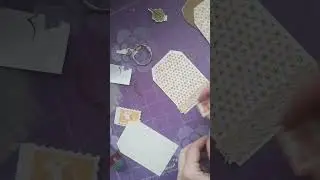 mini tag tutorial #minialbumtutorial #minicards #scrapbooking