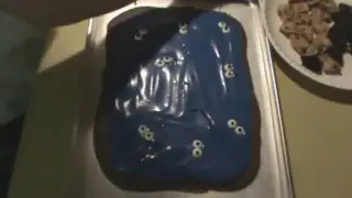 DIY Cookie Monster Chocolate Bark