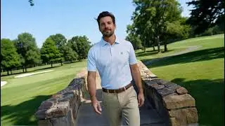 Peter Millar Mens Highlands Performance Golf Polo Shirt - Golfbase
