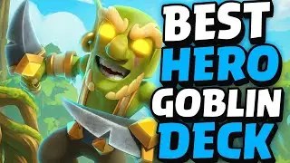 Best deck for hero goblins #clashroyale