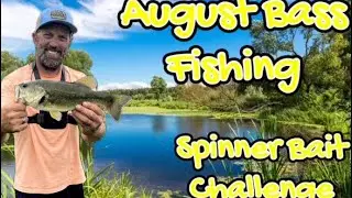 August Bass Fishing Spinner Bait Challenge