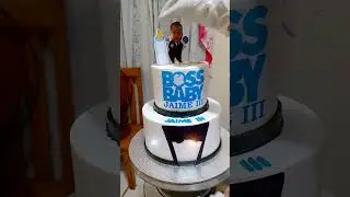 Boss babyca Cake​ Birthday Cute Small នំខេកតូចធំស្អាត #cake #birthday #dessert #shorts #viral #food