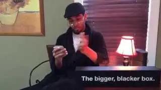 A dramatic reading: The Bigger Blacker Box.