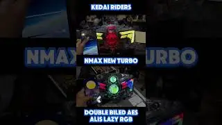 Nmax new turbo dengan double biled #kedairiders #yoyostation10 #yoyostation10 #bullaes