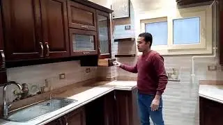 مطبخ من الخشب الارو ماسيف والدهان استر