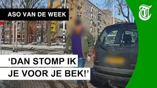 Driftkikker bedreigt automobilist na 'middelvinger' - ASO VAN DE WEEK