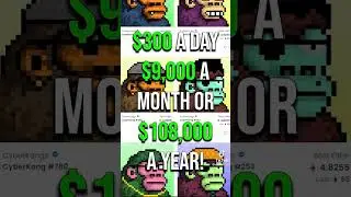 This NFT Makes $100,000 Per Year! (Passive Income) #shorts