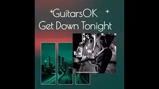 GuitarsOk co-host, Homer, on guitar playing Get Down Tonight