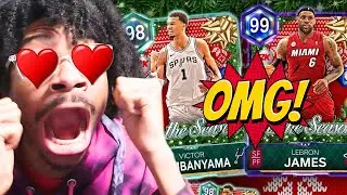 О боже, Леброн Джеймс из Dark Matter и Уэмби из Galaxy Opal скоро появятся в режиме MyTeam в NBA2...