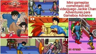 Mini gameplay comentado del videojuego Jackie Chan Adventures para Gameboy Advance.