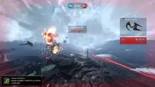 Fableton plays Star Wars  Battlefront 002 Escuadron de cazas 001 Derrota