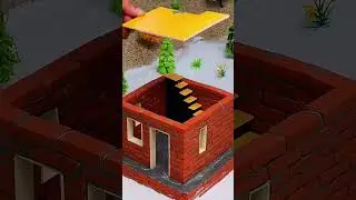 making mini dream house construction #viralvideo #trending
