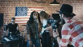 Band Recording Music Video Stock Video