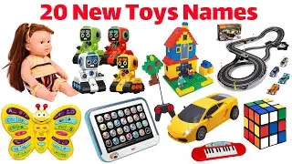 20 New Toys Names with Uses | Learn Toys Name in English | Kids Learning Video
