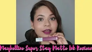 Maybelline SuperStay Matte Ink Liquid Lipstick Review