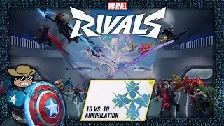 A Chaotic Massive Brawl in 18 vs. 18 Annihilation! - Marvel Rivals (PC)