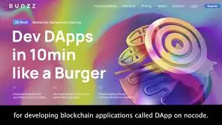 [Короткая демонстрация] Создание платформы DApp с помощью No-Code &laquo;Bunzz&raquo;.
