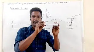 Bending stress in beams | Tamil |