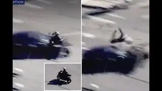 STOLEN MOTORCYCLE CRASH TURNS DEADLY! L.A. POLICE DEPT. CHASES RIDER @130 MPH THROUGH BUSY STREETS!