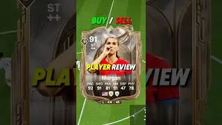 🇺🇸 91 Morgan Review in FC26 - Insane striker 😱  #fc26 #eafc26 #icon #morgan  #review #fifa #fut