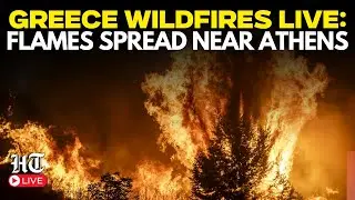 Greece Wildfire LIVE: Thousands Of Tourists Evacuate As Massive Blaze Sweeps Greek Island |Keratea