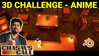 Chasm's Call 3D Challenge | Demon Slayer - Infinity Castle | Blender