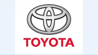 how to make TOYOTA logo?