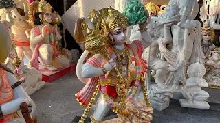 Marble Hanuman Murti for Home Temple | Bajrangbali Idol | Hanuman Ji Statue in Marble | hanuman idol