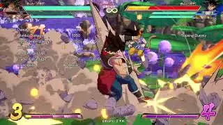 Dragon Ball FighterZ - Broly (DBS) + Jiren(A)/Tien 0-bar start sparking ToD