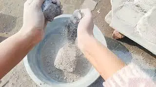 ASMR ✴️0 Size stone🪨 texture crispy crunchy 🌪️🌀 satisfied crumbling subscribe ❤️
