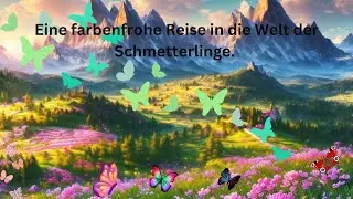 Eine farbenfrohe Reise in die Welt der Schmetterlinge. [4K/8K/16K] kurzes Video, Lookbook