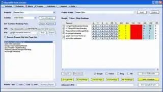 Simple SEO Rank Checker - Software Demo