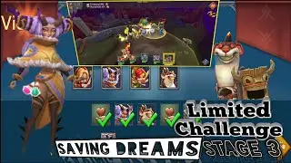 Lords Mobile Saving Dreams Limited Challenge Stage 3  [ Dream Witch Eloise ].      OATH KEEPER