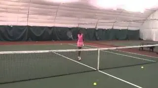 Forehand and backhand volley of Malkia