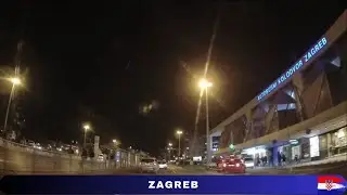 Driving in Croatia #22 - Night Drive in Zagreb