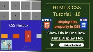 CSS Flexbox Tutorial For Beginners in Hindi (Tutorial 18 )  🔥 #webdesign