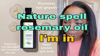 Rosemary oil nature spell how I apply mine @faithletsgrow