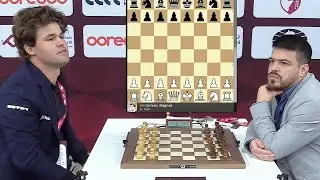 Magnus Carlsen vs. Eduardo Iturrizaga Bonelli / FIDE World Rapid 2025 / Bogo-Indian Defense  Round 3