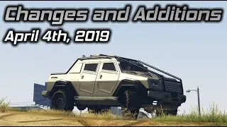 GTA Online Changes and Additions: April 4th, 2019 (Triple Money Opportunities)