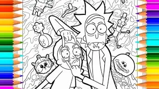 How to draw Rick and Morty !!! #rickandmorty
