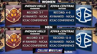 College Wrestling: Indian Hills Community College vs. Iowa Central Community College (Double-Header)
