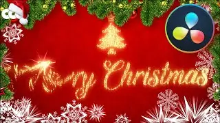 Weihnachtlicher Partikel-Effekt in Davinci Resolve (Tutorial Deutsch)