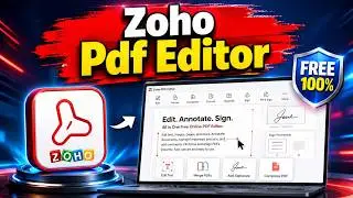 Zoho PDF Editor | Лучший бесплатный онлайн-инструмент для редактирования PDF-файлов 2025 года 🔥 |...