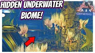 ARK GENESIS 2 HOW TO FIND THE HIDDEN OCEAN BIOME ON THE GENESIS MAP!! || Ark Survival Evolved!