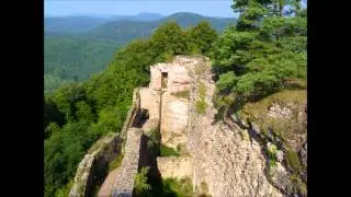 Neuscharfeneck Castle in the Palatinate Forest